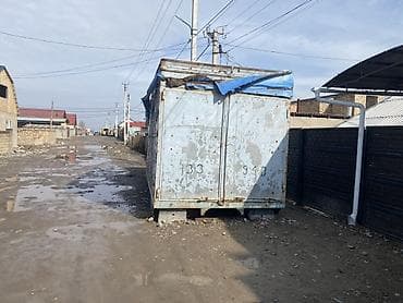 жд вагон: Металлический контейнер/вагон‑бытовка без крыши. Характеристики: - — 2