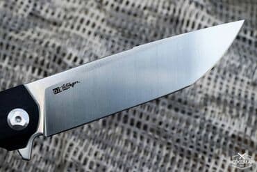 прибор ночного видения для охоты бу: Нож складной fat dragon-nimo knives r11black, сталь d2, рукоять g10 — 7