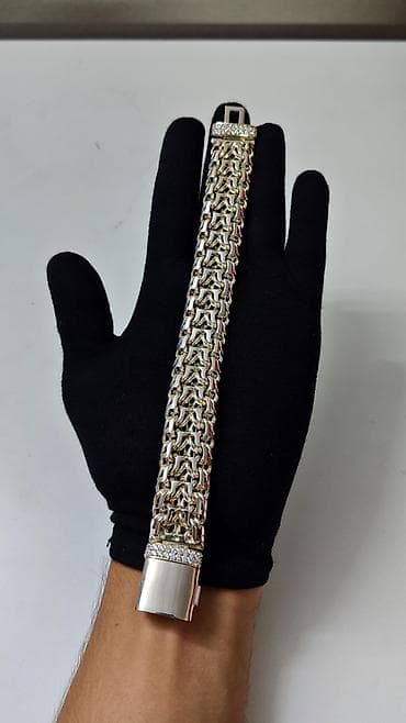 Браслет "Император" Серебро 925 проба В Наличии ✅ Вес 110 Грамм Длина