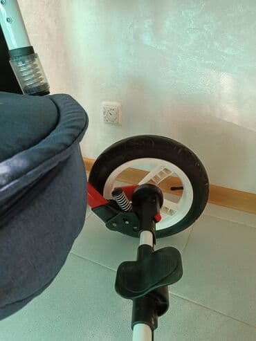 прогулочные коляски cam: Коляска, цвет - Голубой, Б/у — 23