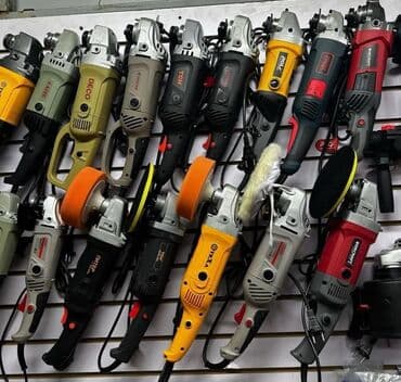 Полировальные машины и угловые шлифмашины (болгарки) — ассортимент для at lalafo.kg Полировальные машины и угловые шлифмашины (болгарки) — ассортимент для