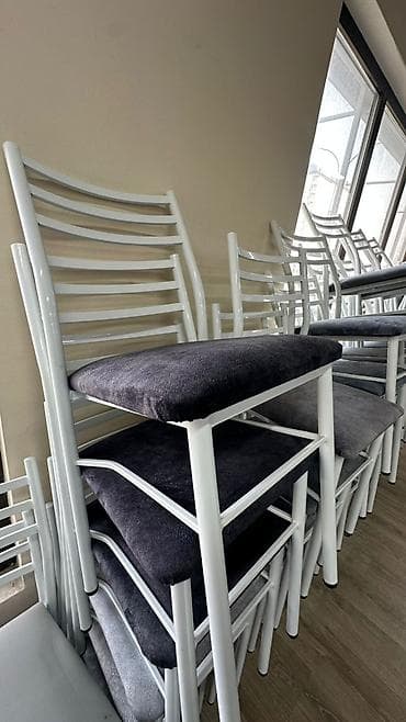 Стул для кафе, ресторанов, Железо, цвет - Белый