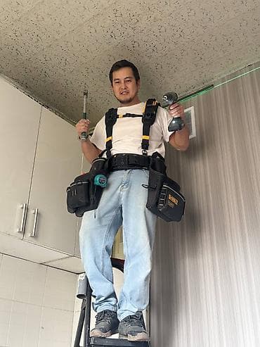 натяжные патолки: Натяжной потолок Матовое Монтаж — 1