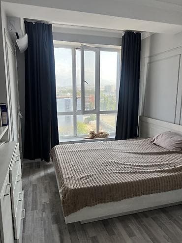 osh flat: 1 комната, 35 м², ул. Горького / Алматинка Элитка, 10 этаж, Косметический ремонт — 3