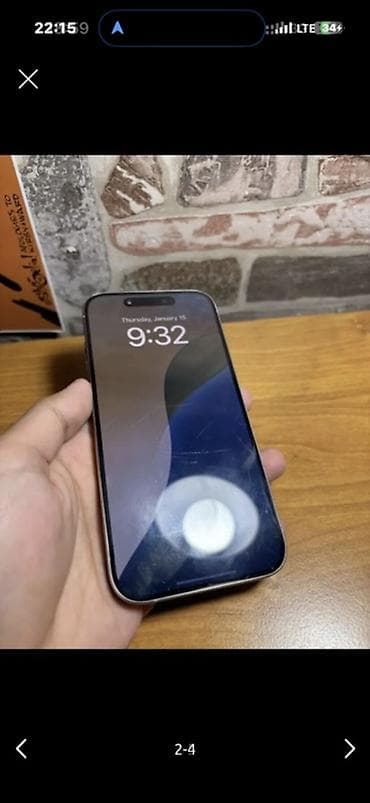 aple iphone 5: IPhone 15 Pro, Белый, Защитное стекло — 1