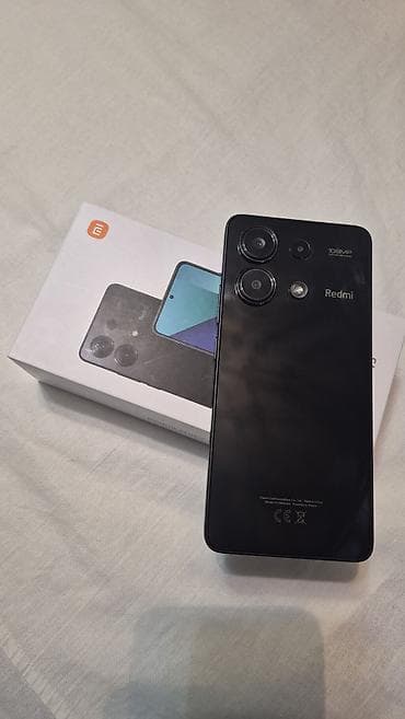 Redmi, Redmi Note 13, Б/у, 256 ГБ, цвет - Черный, 2 SIM