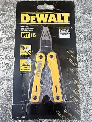 Строительное оборудование: DEWALT MT16 — многофункциональный инструмент (мультитул) с 16 — 4