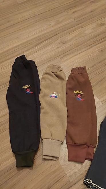 купить детские теплые штаны: Детские утеплённые штаны/брюки из мягкого вельветового трикотажа — 1