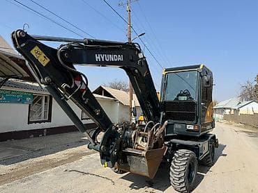 котлован: Экскаватор, Hyundai, Колесный — 1
