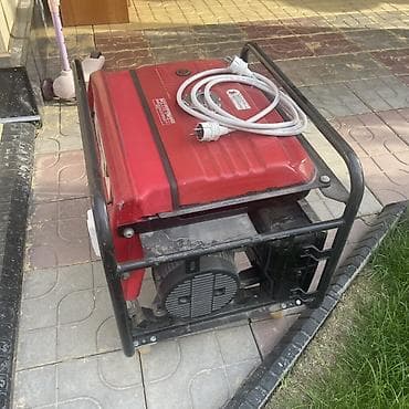 сварка 4 в 1: Бензиновый электрогенератор OmiSun AM5500, двигатель Honda — 1