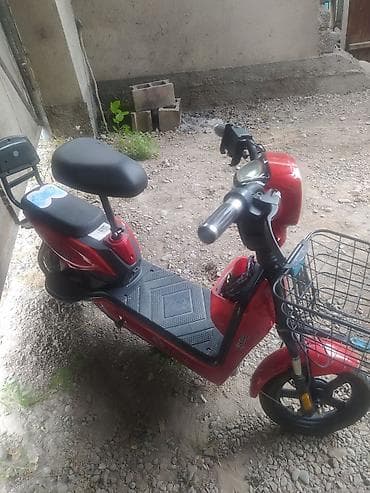 eagle eyes: Электроскутер Panda (красный) - Компактный городской электроскутер с — 6