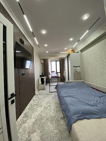 100000: 2 комнаты, 54 м², Кок-Жар мкр Индивидуалка, 12 этаж, Дизайнерский ремонт — 3