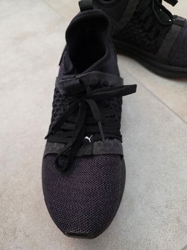 женская обувь больших размеров: Кроссовки, 39, Puma, Б/у, цвет - Черный, Самовывоз — 2