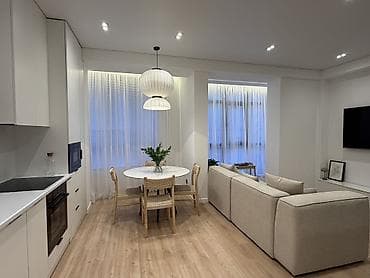 osh flat: 2 комнаты, 55 м², Асанбай мкр Элитка, 3 этаж, Евроремонт — 2