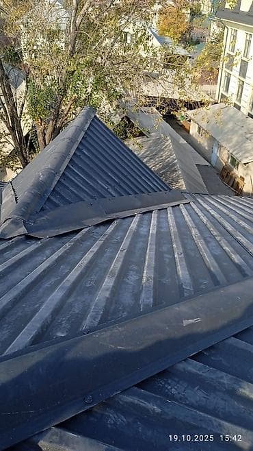 крыша жабат: Нолдон баштап крыша стяжка франтон фундамент кирпич штукатурка Жана — 3