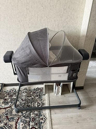 Детский мир: Кроватка-колыбель для новорожденных COOL BABY - Модель с приставной — 1