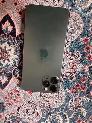 часы apple watch 9: IPhone 11 Pro, 256 ГБ, Matte Midnight Green, 85 % — 1