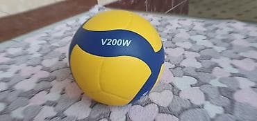 настольная ракетка: Волейбольный мяч Mikasa V200W - Официальная расцветка: жёлто-синяя - — 2