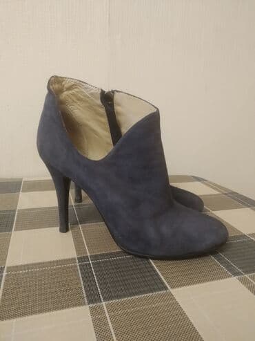 сапоги из натурального меха и кожи: Сапожки/ батильоны б/у,Кожа/ замша,натуральный мех,в отличном — 1