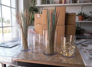 Продаю вазы небьющиеся стекло для интерьера ваза для цветов