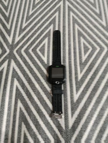 Детские смарт-часы с GPS - Корпус: прямоугольный, цвет черный -