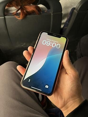 дрифт мобиль: IPhone Xr, Б/у, 128 ГБ, Коралловый, 80 % — 2