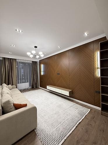 discovery studio: 2 комнаты, 68 м², Асанбай мкр Элитка, 12 этаж, Дизайнерский ремонт — 2