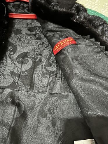 Атайын кийим: Шуба, Норка, Тизеден, Капюшону бар, S — 8