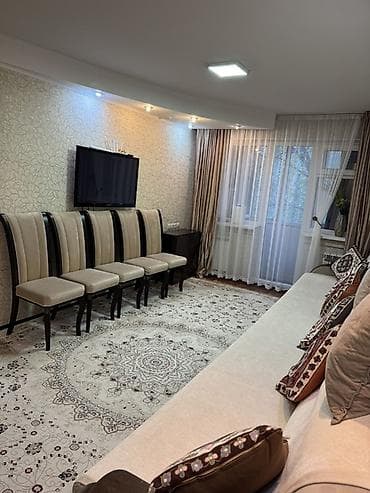 квартииа: 3 комнаты, 56 м², 104 серия, 5 этаж, Евроремонт — 7