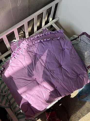 аксессуары для мебели: Подушки бортики для кровати детской (на стул/скамью), комплект из 4шт — 5