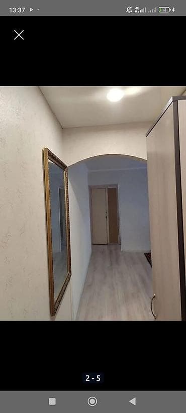 58: 3 комнаты, 58 м², Кок-Жар мкр 104 серия, 1 этаж, Старый ремонт — 4