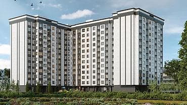 3 комнаты, 97 м², Джал мкр (в т.ч. Верхний, Нижний, Средний) Элитка, 9 этаж, ПСО (под самоотделку)