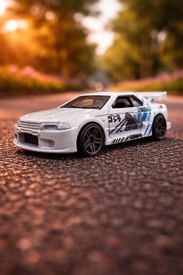 электро монстр: Металлическая моделька Hot Wheels — Nissan Skyline GT‑R (R32), серия — 3