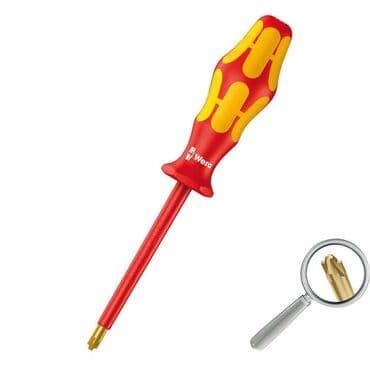 купить бу набор ключей и головок: WERA. Изолированная отвёртка Wera для винтов PZ/S 2 х 100 мм — 1