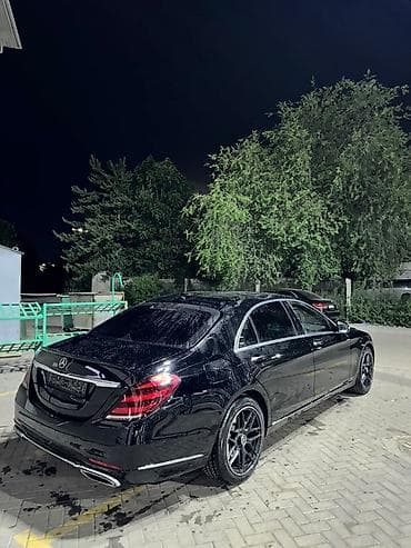 Транспорт: Mercedes-Benz S-Class: 2018 г., 3 л, Автомат, Бензин, Седан — 2