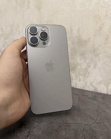 realme c35: IPhone 16 Pro Max, Б/у, 256 ГБ, Natural Titanium, Зарядное устройство, Чехол, 89 % — 1