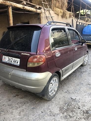 Daewoo Matiz: 2005 г., 1 л, Механика, Бензин, Хэтчбэк at lalafo.kg Daewoo Matiz: 2005 г., 1 л, Механика, Бензин, Хэтчбэк