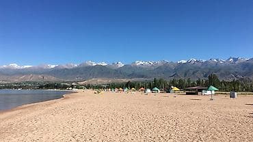 исыкуль отдых: Квартира, «Взморье» ЦО Кыргызское взморье, Бостери, Охраняемая территория, Бассейн — 2