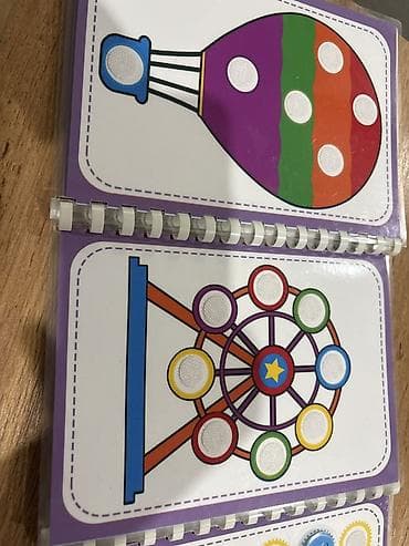 кей поп карты: Развивающая книга с липучками для малышей - Тематика: формы, цвета — 3