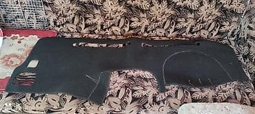 Ворсовые Накидка на панель Toyota, цвет - Черный, Б/у, Самовывоз