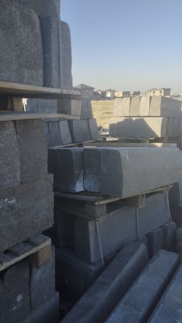 брусчатка бишкек дом брусчатки'' тротуарная плитка бордюры бишкек: Бордюр дорожный 100 30 15 — 2