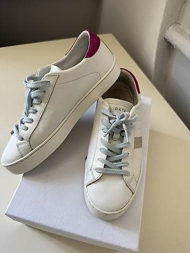 кеди: Кеды D.A.T.E. Hill Low Calf White-Fuxia Производство Италия — 4