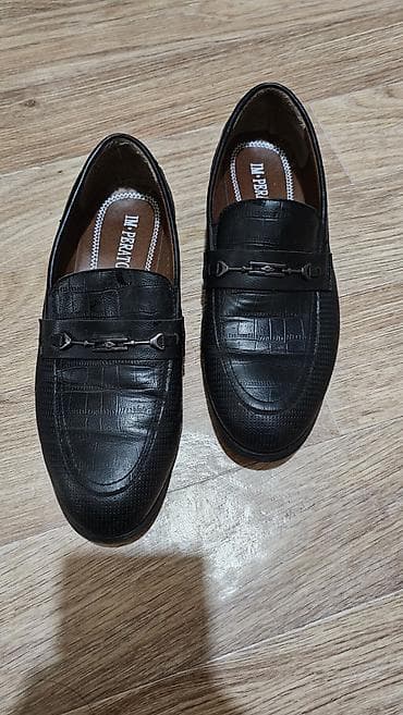 Туфли: Мужские туфли, 39, Б/у, цвет - Черный, Самовывоз — 1