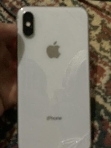 IPhone X, Б/у, 256 ГБ, Белый, Зарядное устройство, 100 %