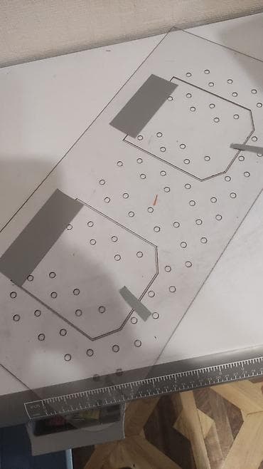 Упаковочно-фасовочные аппараты: Акриловые шаблоны/лекала для швейных и кожевенных работ Комплект — 2