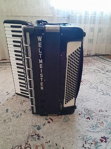 микрофон с колонками: Аккордеон Weltmeister (Германия) - Клавишная сторона: фортепианная — 3