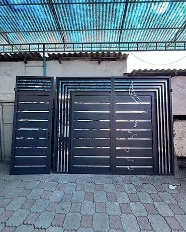 Распашные ворота: Стальные, Автоматические, Другой бренд, Для частного дома, С калиткой, Оптом, Новый, Без установки — 9