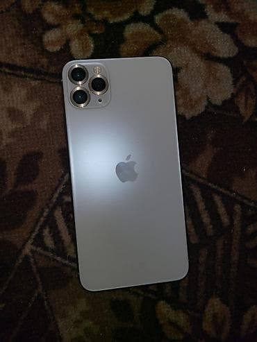 чехол на айфон 11 pro max: IPhone 11 Pro Max, Б/у, 64 ГБ, Серебристый, Чехол — 2
