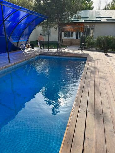 Сауна!!! Бассейн большой тёплый во дворе!!! lalafo.kg да Сауна!!! Бассейн большой тёплый во дворе!!!