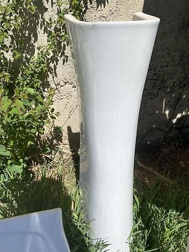 душовой трап: Раковина для ванной, Особенности: Глянцевое, Материал: Керамика — 2